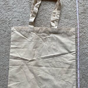13 plain Canvas Tote Bags in Natural Beige